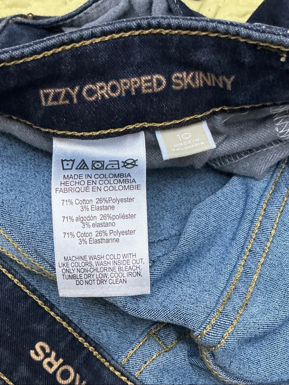 Michael Kors Women's Dark Navy Izzy cropped Skinny Jeans